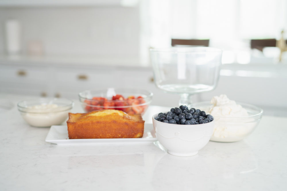 Petite Fashion Blog | Draper James Dress | Berry Trifle Recipe