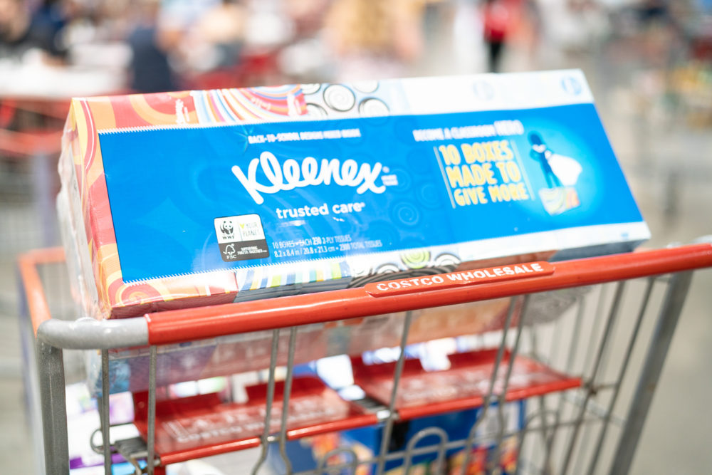 Petite Fashion Blog | Kleenex Tissues at Costco | Be a Classroom Hero