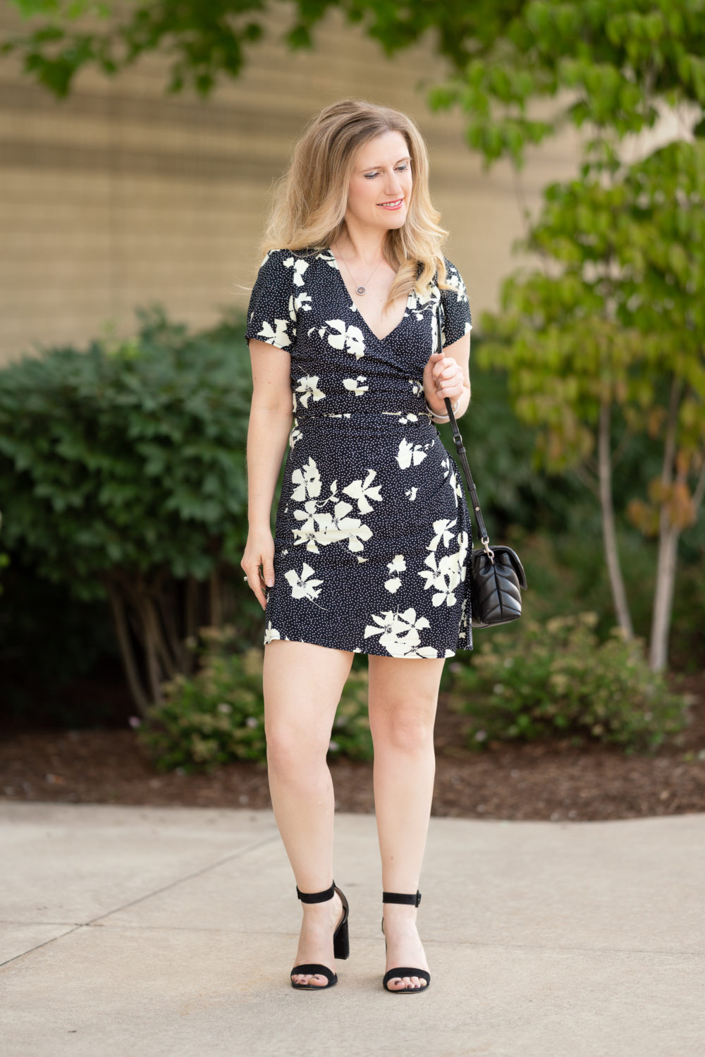 Petite Fashion Blog | Nordstrom Anniversary Sale | Leith Faux Wrap Dress