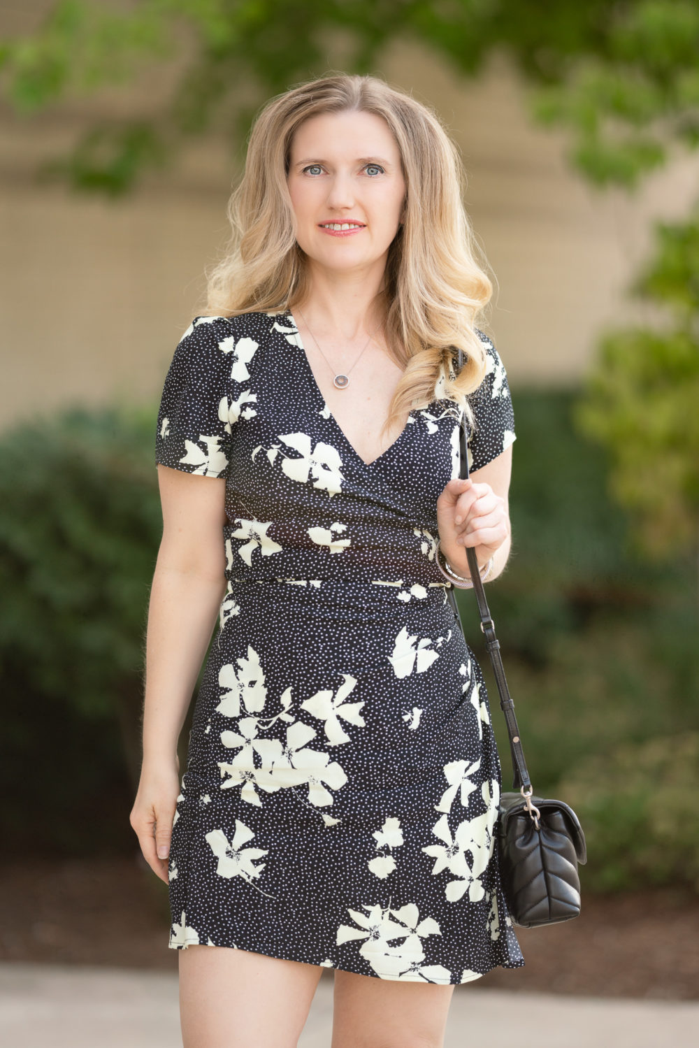 Petite Fashion Blog | Nordstrom Anniversary Sale | Leith Faux Wrap Dress