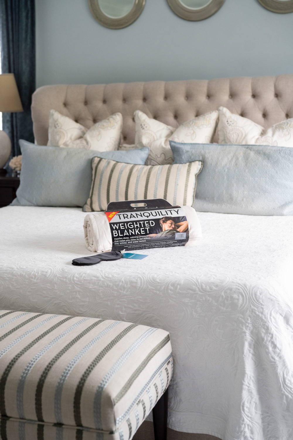 Petite Fashion Blog | Tranquility Weighted Blanket Review