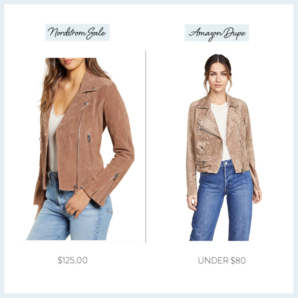Nordstrom Anniversary Sale 2019 Amazon Dupe Guide | BlankNYC Suede Jacket