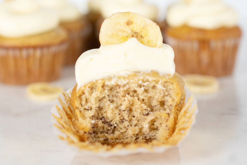 Petite Fashion Blog | Mackenzie Childs Royal Check | Banana Cupcakes with Cream Cheese Frosting