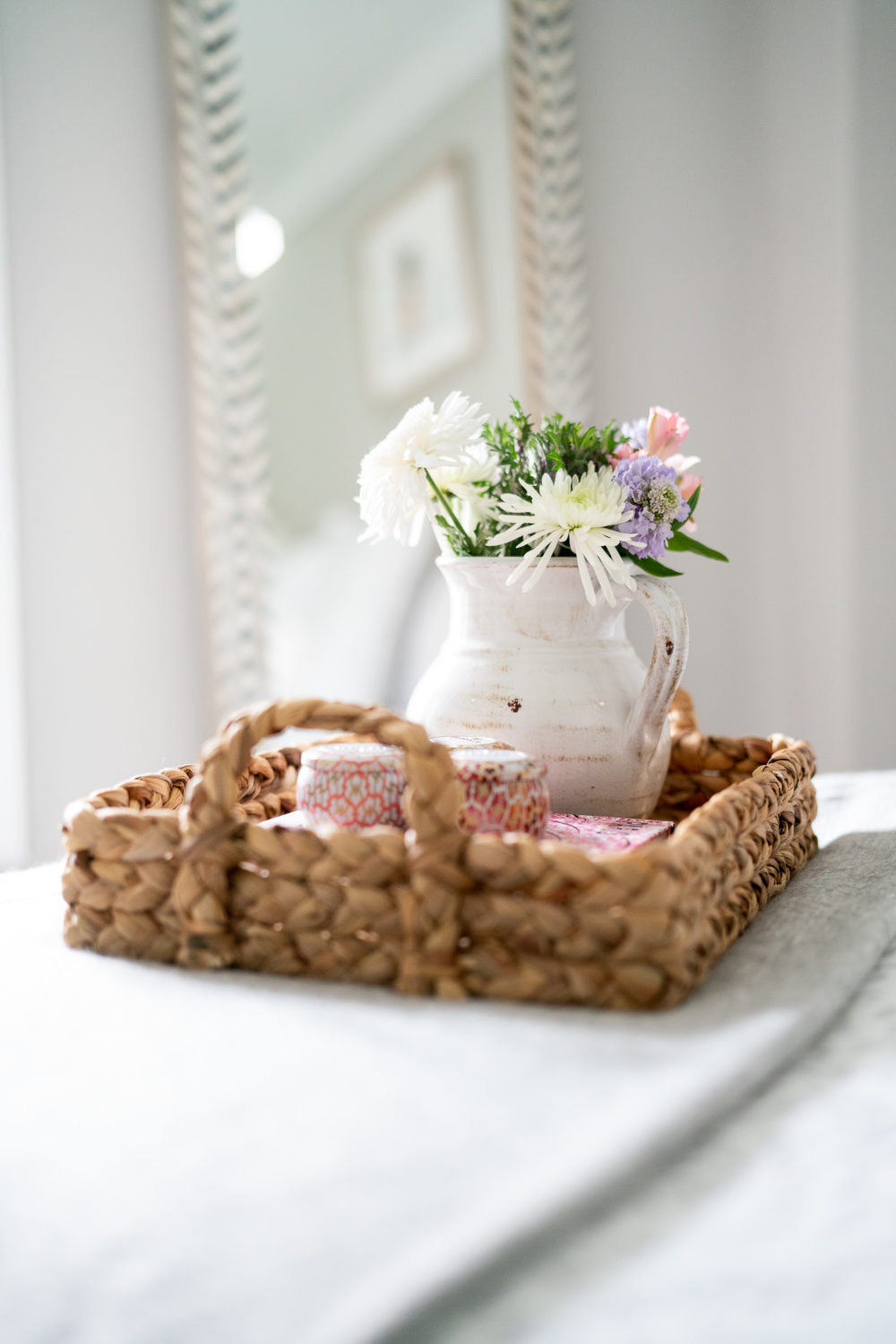 Petite Fashion Blog | Serena and Lily Bedding | Serena and Lily Towels | Serena and Lily Sale | Minted Artwork