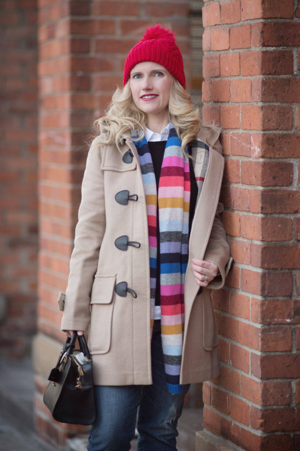 Petite Fashion Blog | Burberry Brit Toggle Coat