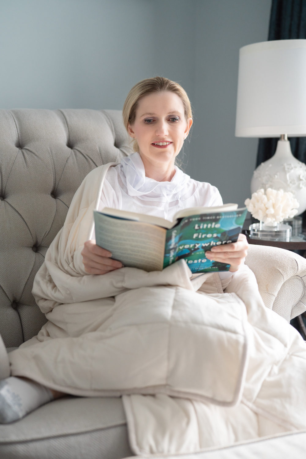 Petite Fashion Blog | Tranquility weighted blanket